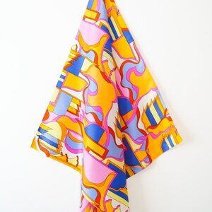 Abstract 60s Style Scarf
